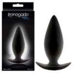 Renegade - Spades - Black 10 cm (4'') Medium Butt Plug