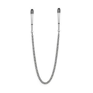 Bound Nipple Clamps - DC3 - Gunmetal - Gunmetal Nipple Clamps with Chain