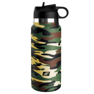 PDX Plus Fap Flask - Happy Camper - Frosted Discreet Stroker