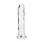 REALROCK 18 cm Straight Dildo - Clear - Clear 18 cm (7'') Dong