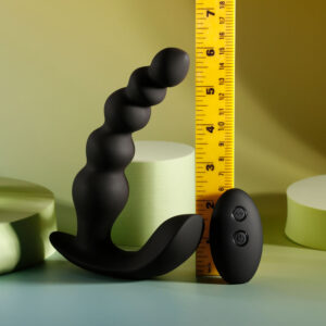 Evolved BEAD ME UP - Black 16.8 cm USB Rechargeable Vibrating Anal Beads with Wireless Remote
