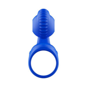 Adam & Eve ROCKIN & ROLLIN SNAIL - Blue USB Rechargeable Vibrating Couples Cage