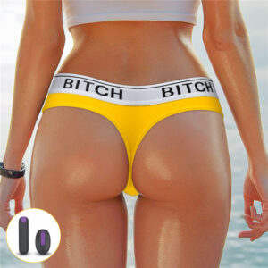 Ingen Bitch Vibrating Panties - Yellow Small Size Rechargeable Vibrating Panties