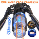 CyberSkin Galaxy Voy - USB Rechargeable Thrusting & Rotating Auto Masturbator with Heater