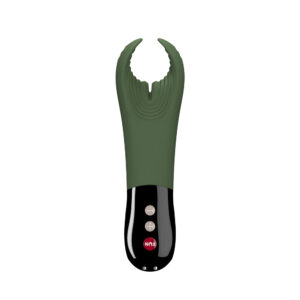 Fun Factory MANTA moss green-black - Moss Green 18 cm USB Rechargeable Mens & Couples Vibrator