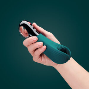Fun Factory MANTA deep sea blue-black - Deep Sea Blue 18 cm USB Rechargeable Mens & Couples Vibrator