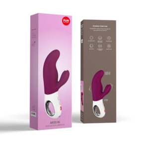 Fun Factory MISS BI grape - Grape 17 cm USB Rechargeable Rabbit Vibrator