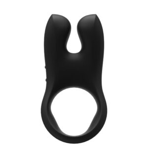 Fun Factory NOS black - Black USB Rechargeable Vibrating Cock Ring