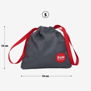Fun Factory TOYBAG S grey - Grey Discreet Storage Bag - Small