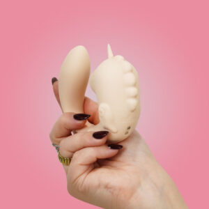 Unihorn - C Horse - Coral Throb - Coral USB Rechargeable Dual Unicorn Vibrator