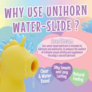 Unihorn Water-Slide Lubricant - Water Based Lubricant - 130 ml Bottle